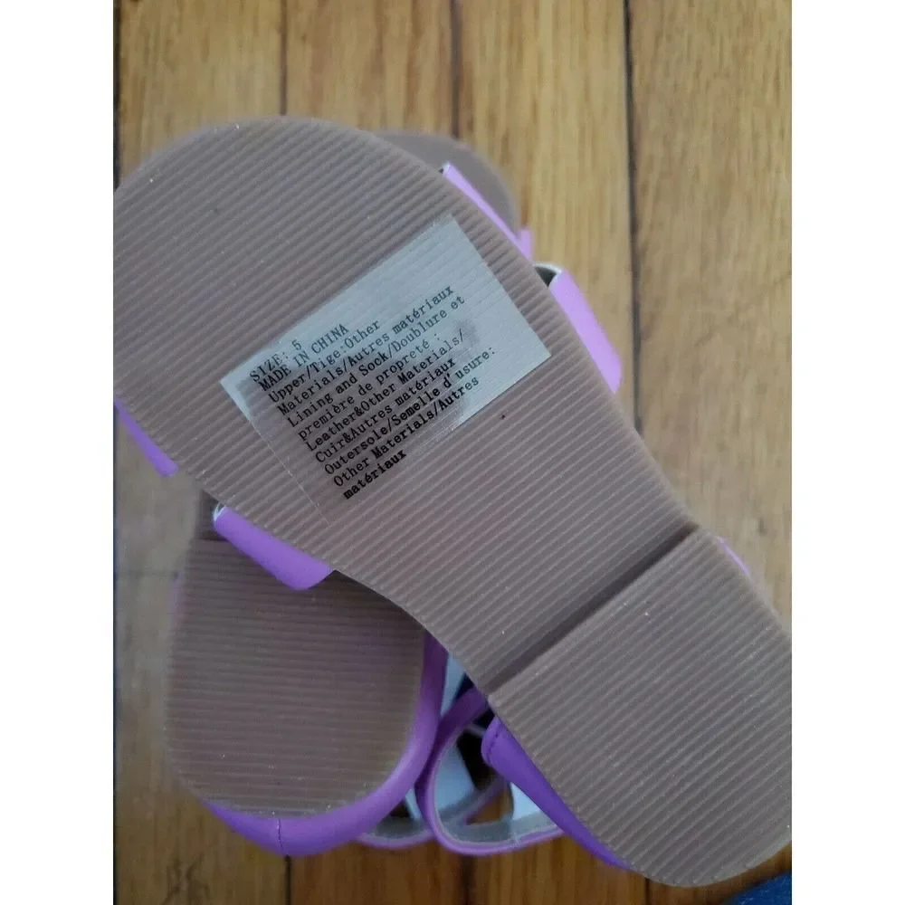 Janie & Jack Summer Garden Lilac Purple Sandals